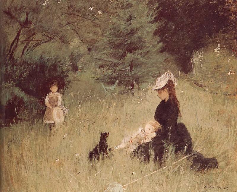 Berthe Morisot Meadow china oil painting image